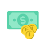 Step #3: Green Get Your Money Icon